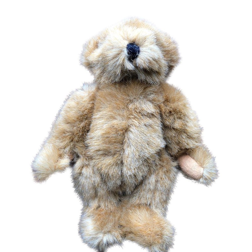 Unbranded Tan Teddy Bear Jointed Pot Belly No Tush Tag 7" Sitting - Picture 5 of 7